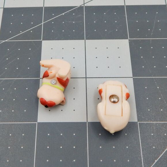 Littlest Pet Shop LPS Hurrying & Busy Hamsters Toy Lot 2 Kenner 1993 Rollerball - Picture 6 of 7